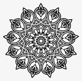 Line Art,flora,symmetry - Design, HD Png Download, Transparent PNG