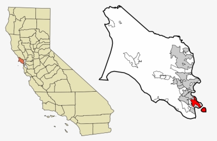 San Rafael Map California, HD Png Download, Transparent PNG