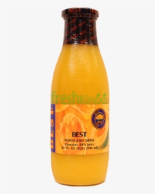 Mango Drink Png - Glass Bottle, Transparent Png, Transparent PNG