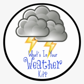 Thunderstorm Whats In My Weather Kit With Duracell - Thunderstorm Clipart, HD Png Download, Transparent PNG