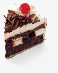 Transparent Chocolate Cake Png - Black Forest Cake Pieces, Png Download, Transparent PNG