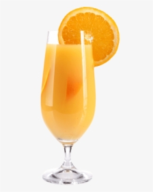 Orange Juice In A Wine Glass, HD Png Download, Transparent PNG