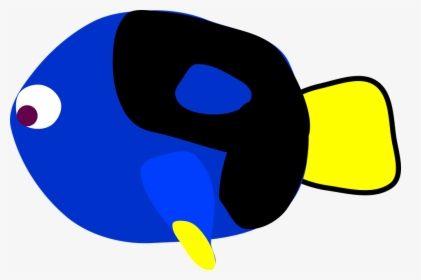 Blue Tang, Find, Fish, Found - Blue Tang Clip Art, HD Png Download, Transparent PNG