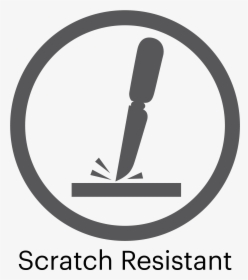 Scratch Resistant Surface Logo - Fire Resistant Icon Png, Transparent Png, Transparent PNG