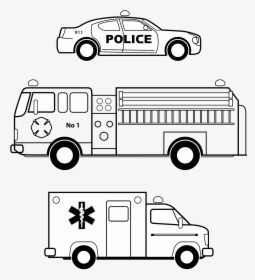 Transparent Cop Lights Png - Emergency Vehicle Color Sheet, Png Download, Transparent PNG