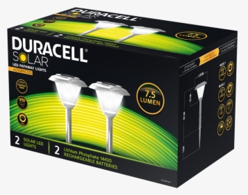 Duracell Solar Pathway Lights 2 Pack - Duracell Solar Led Lights, HD Png Download, Transparent PNG