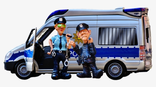 Police, Police Officers, Police Check, Funny, Model - Car Driving Gif Png, Transparent Png, Transparent PNG