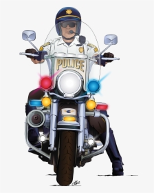 Police Motorcycle Png, Transparent Png, Transparent PNG