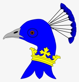 Heraldic Peacock , Png Download - Peacock Heraldry, Transparent Png, Transparent PNG