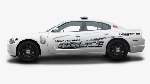 Police Car Dodge Chevrolet Caprice Ford Crown Victoria - White Police Car Graphics, HD Png Download, Transparent PNG