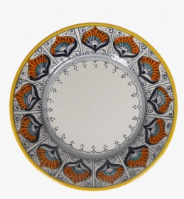 Salad Plate Peacock Pattern - Plate, HD Png Download, Transparent PNG