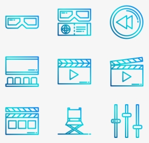 Movie Vector Icons Cinema Icon Png, Transparent Png, Transparent PNG