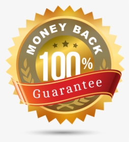 100% Money Back Guarantee - Gold Seal Transparent Background, HD Png Download, Transparent PNG