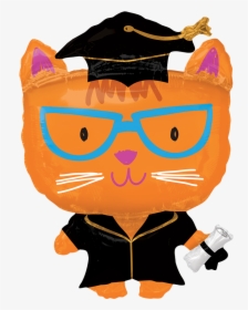 29 Pkg Grad Cat Shape Clipart , Png - Graduation Cat Balloons, Transparent Png, Transparent PNG