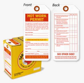 Hot Work Permit Lock Out Tag In A Box - Permit To Work Box, HD Png Download, Transparent PNG