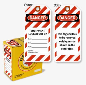 Danger Equipment Locked Out Tag In A Box With Fiber - Household Supply, HD Png Download, Transparent PNG
