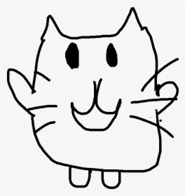 Cat - Drawing8, HD Png Download, Transparent PNG