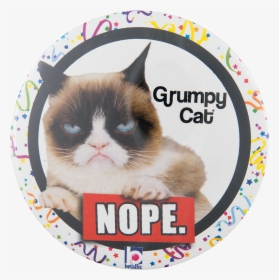 Grumpy Cat Social Lubricators Button Museum - Balloon, HD Png Download, Transparent PNG