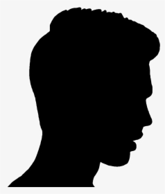 Transparent Man Head Silhouette Png - Guy Face Silhouette Png, Png Download, Transparent PNG