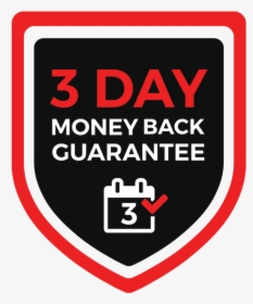 3 Day Money Back Guarantee - Black Friday 2011, HD Png Download, Transparent PNG