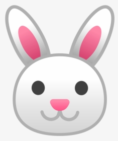 And Hares,head,nose,easter Art,domestic - Emoji Bunny, HD Png Download, Transparent PNG