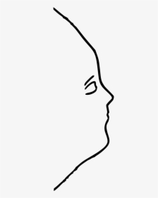 Face Outline Side View, HD Png Download, Transparent PNG