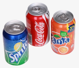 Soda Cans Cola Fanta Sprite Png Image - Soft Drink Can Png, Transparent Png, Transparent PNG