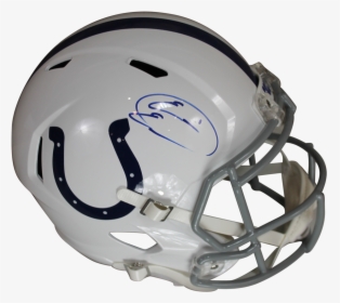 Eric Ebron Autographed Colts Speed Proline Helmet W/beckett - Face Mask, HD Png Download, Transparent PNG