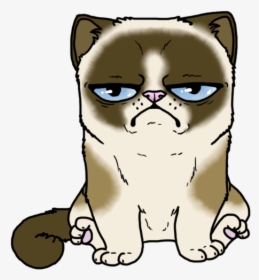 Grumpy Cat Art Png, Transparent Png, Transparent PNG