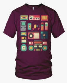 Never Forget - Tech Retro T Shirt, HD Png Download, Transparent PNG