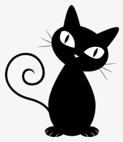 19 Cats Vector Element Huge Freebie Download For Powerpoint - Draw A Black Cat, HD Png Download, Transparent PNG