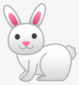 Cartoon,rabbit,domestic Rabbit,pink,rabbits And Hares,easter - Rabbit Icon, HD Png Download, Transparent PNG