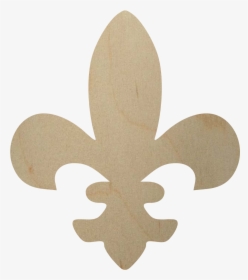 Wooden Fleur De Lis Cutout - Wooden Fleur De Lis, HD Png Download, Transparent PNG