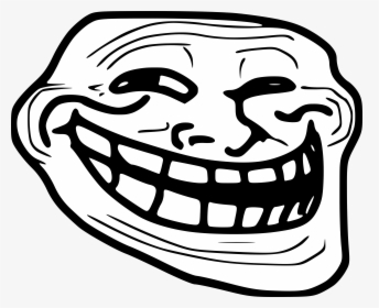 Large Troll Face - Clipart Troll Face, HD Png Download, Transparent PNG