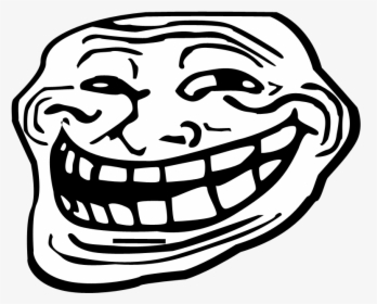 Troll Face Transparent Background - Troll Face Without Background, HD Png Download, Transparent PNG