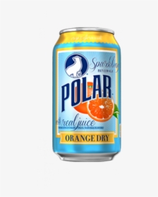 Polar Orange Dry Soda 12 Oz Cans - Polar Diet Pink Grapefruit Dry, HD Png Download, Transparent PNG