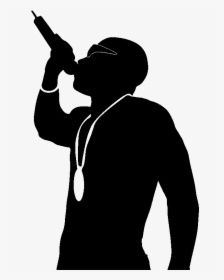 Rapper Music Rap Silhouette Png Image Picpng - Hip Hop Silhouette, Transparent Png, Transparent PNG