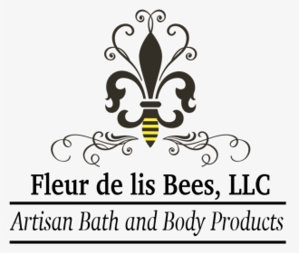 Fleur De Lis Bees, Llc - Bee Fleur De Lis, HD Png Download, Transparent PNG