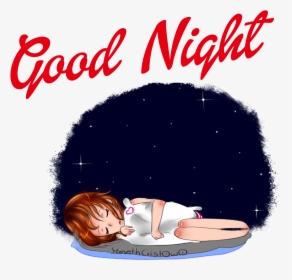 Good Night Png Image - Good Night Stickers For Whatsapp, Transparent Png, Transparent PNG