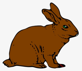 Brown Rabbit Clipart - Khargosh Black And White, HD Png Download, Transparent PNG