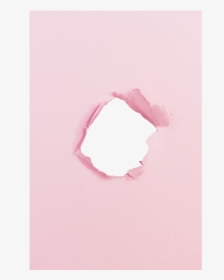 Transparent Ripped Paper Hole Png - Pink Hole Paper Png, Png Download, Transparent PNG