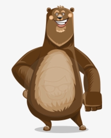 Bear Vector Png - Bear Cartoon Characters Png, Transparent Png, Transparent PNG