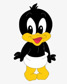 Clip Art Cartoon Characters With Big Eyes - Bugs Bunny Baby Daffy Duck, HD Png Download, Transparent PNG