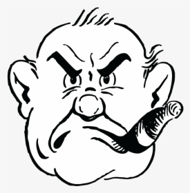 Transparent Angry Man Png - Gruff Clipart, Png Download, Transparent PNG