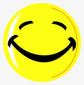 Smiley Face Free Stock Photo Illustration Of A Yellow - Yellow Smiley Face On Black, HD Png Download, Transparent PNG