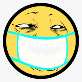 Smiley Clipart Rage - Yellow Troll Face Png, Transparent Png, Transparent PNG