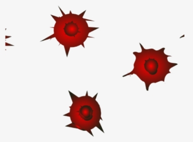 Gunshot Clipart Ripped Hole - Vector Bullet Hole Silhouette, HD Png Download, Transparent PNG
