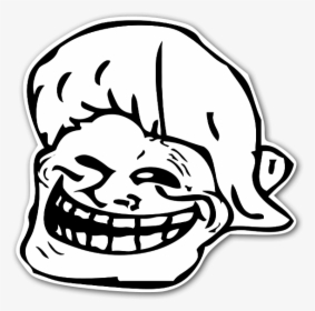 Gif Jumping Troll Face - Angry Troll Face, HD Png Download, Transparent PNG