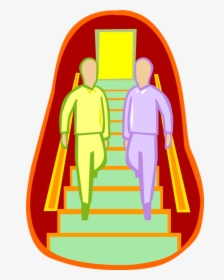 Walking Down Flight Of Stairs Image Illustration - Dialogue Sur L Heure, HD Png Download, Transparent PNG