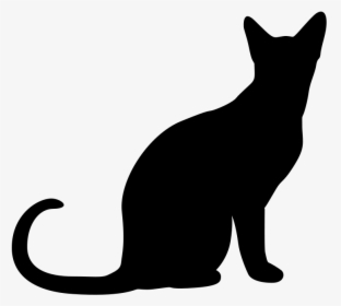 Cat Silhouettes Free - Cat Vector Png, Transparent Png, Transparent PNG